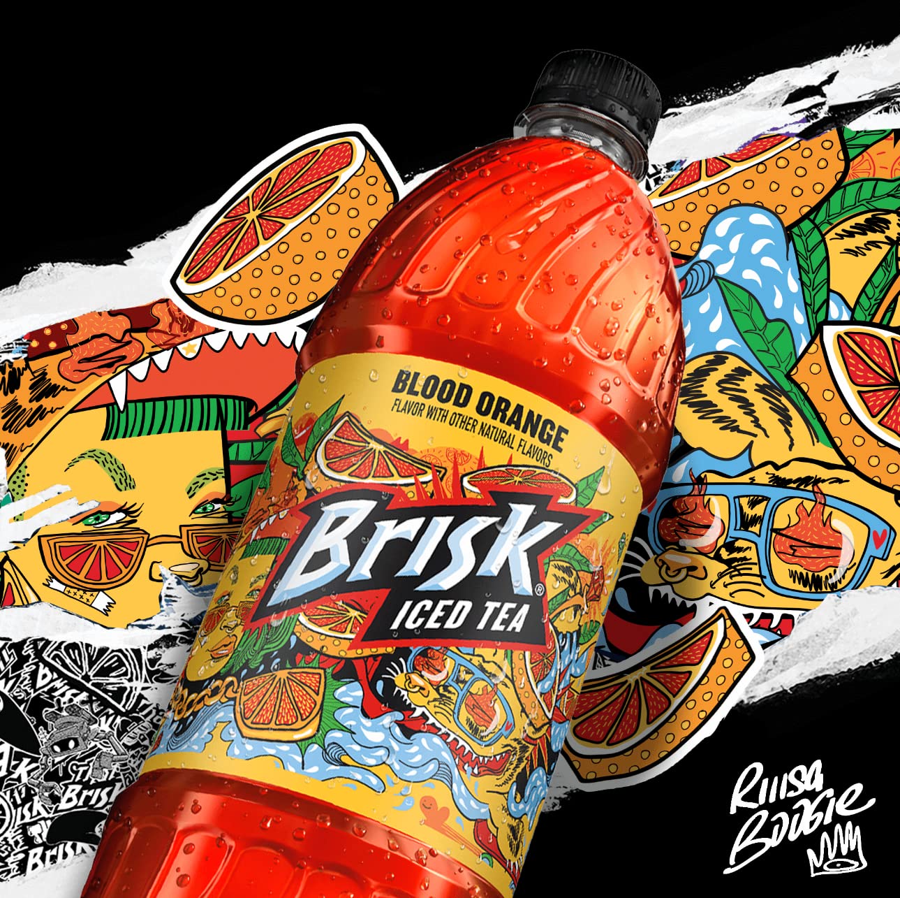 Brisk Ice Tea Blood Orange 1L