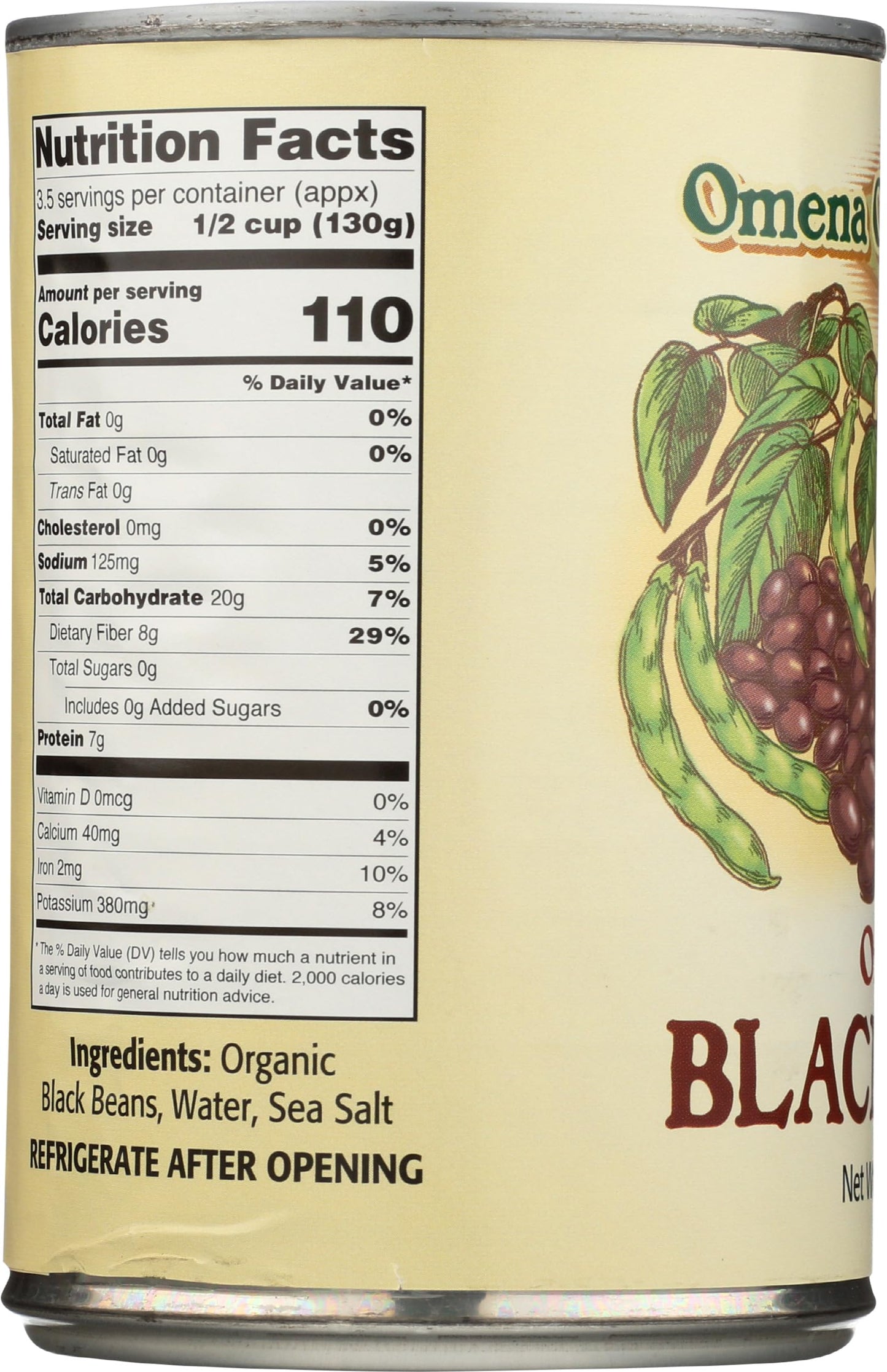 Omena Organics - Beans Black - Case Of 12 - 15 Oz(D0102H7Auvy.)