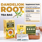 LeafLea Dandelion Root Tea Bags, Herbal Tea, 160 Bags, Caffeine-Free, Vegan, Gluten-Free, 4 Pack