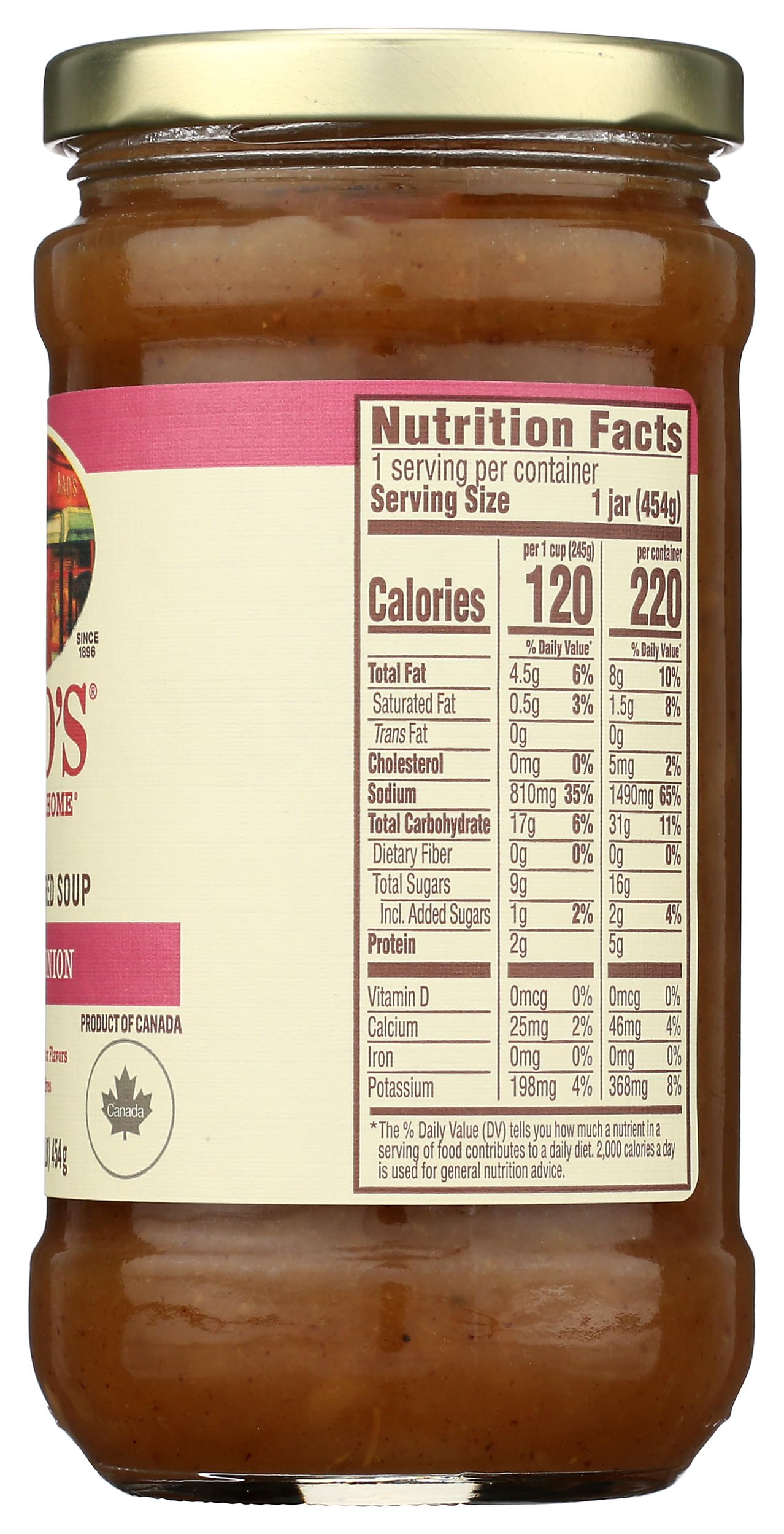 Raos Homemade Slow Simmered Soup, French Onion, 16 Ounce (Pack of 6)