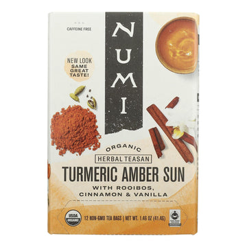 Turmeric Tea Amber Sun 12 Bags (Case Of 6)