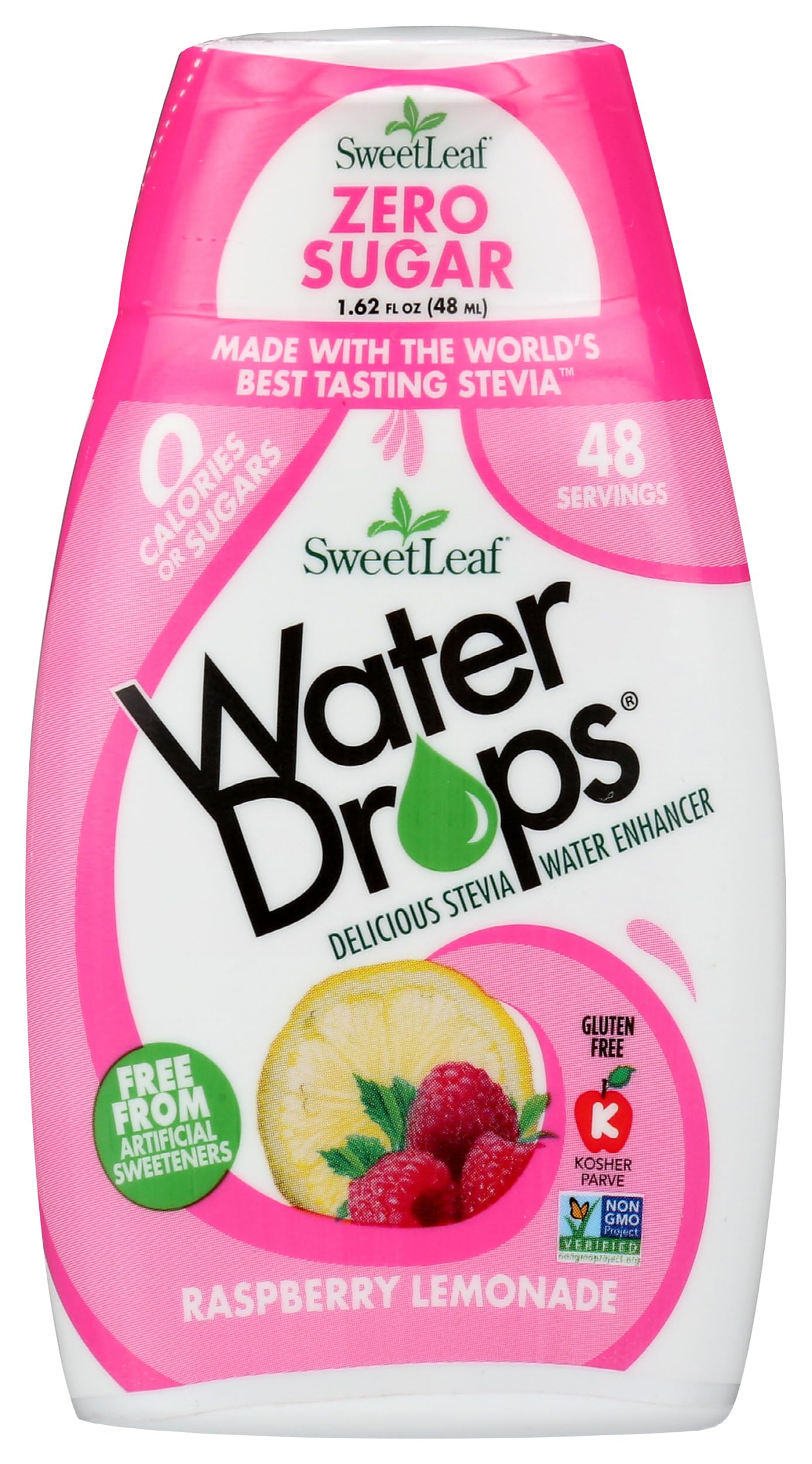 SweetLeaf WaterDrops, Raspberry Lemonade, 1.62 Fl Oz (Pack of 1)