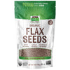 Now Foods, Organic Flax Seeds, Source Of Essential Fatty Acids And Fiber, Certified Non-Gmo, Kosher, 1-Pound (Packaging May Vary)