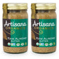 Artisana Organics Raw Almond Butter (2 Pack, 14Oz Jars) | No Sugar Added, No Palm Oil, Vegan, Paleo And Keto Friendly, Non-Gmo