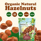 Food To Live - Organic Hazelnuts, 18 Pounds Non-Gmo, Raw Filberts, Whole Nuts, Shelled, Unsalted, Kosher, Vegan, Bulk. Crunchy,