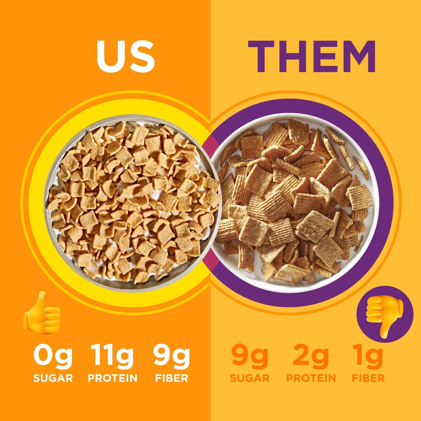 Catalina Crunch Honey Graham High Fiber Cereal 4 Pack | Low Carb, Sugar Free, Gluten Free, Grain Free | Keto Snacks, Vegan, Plant Based | Breakfast Protein Cereals | Keto Friendly Food