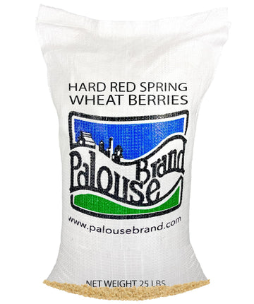 Certified Glyphosate Residue Free Hard Red Spring Wheat Berries | 25 LBS | Meet the Farmers | 100% Desiccant Free | Sproutable |