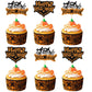 Ercadio 24 Pack Halloween Cupcake Toppers Glitter Halloween Cupcake Picks With Bat Pumpkin Ghost Cupcake Decors For Halloween Th