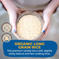 Lotus Foods Organic White Jasmine Rice - Jasmine Rice, Gluten Free White Rice, Organic Rice, Long Grain Asian Sticky Rice, Usda