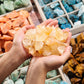 Top Plaza Bulk Citrine Crystals Healing Crystals Rough Stones - Large 1'' Natural Raw Stones Crystal For Reiki Healing, Wicca, W