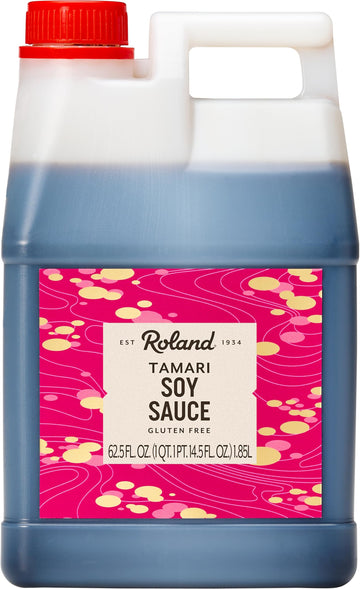 Roland Foods Tamari Soy Sauce  Specialty Imported Food  62.5 Ounce Bottle  Pack of 1