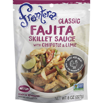 Frontera Fajita Skillet Sauce, Chipotle & Lime, Medium, 8 oz
