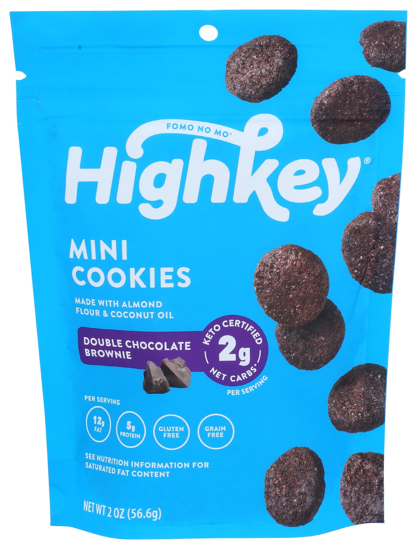 Highkey Keto Chocolate Brownie Bites - Sugar Free Chocolate Low Carb Snacks Keto Brownies & Protein Brownies - Sugar Free Snacks