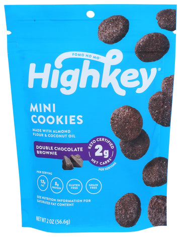 Highkey Keto Chocolate Brownie Bites - Sugar Free Chocolate Low Carb Snacks Keto Brownies & Protein Brownies - Sugar Free Snacks