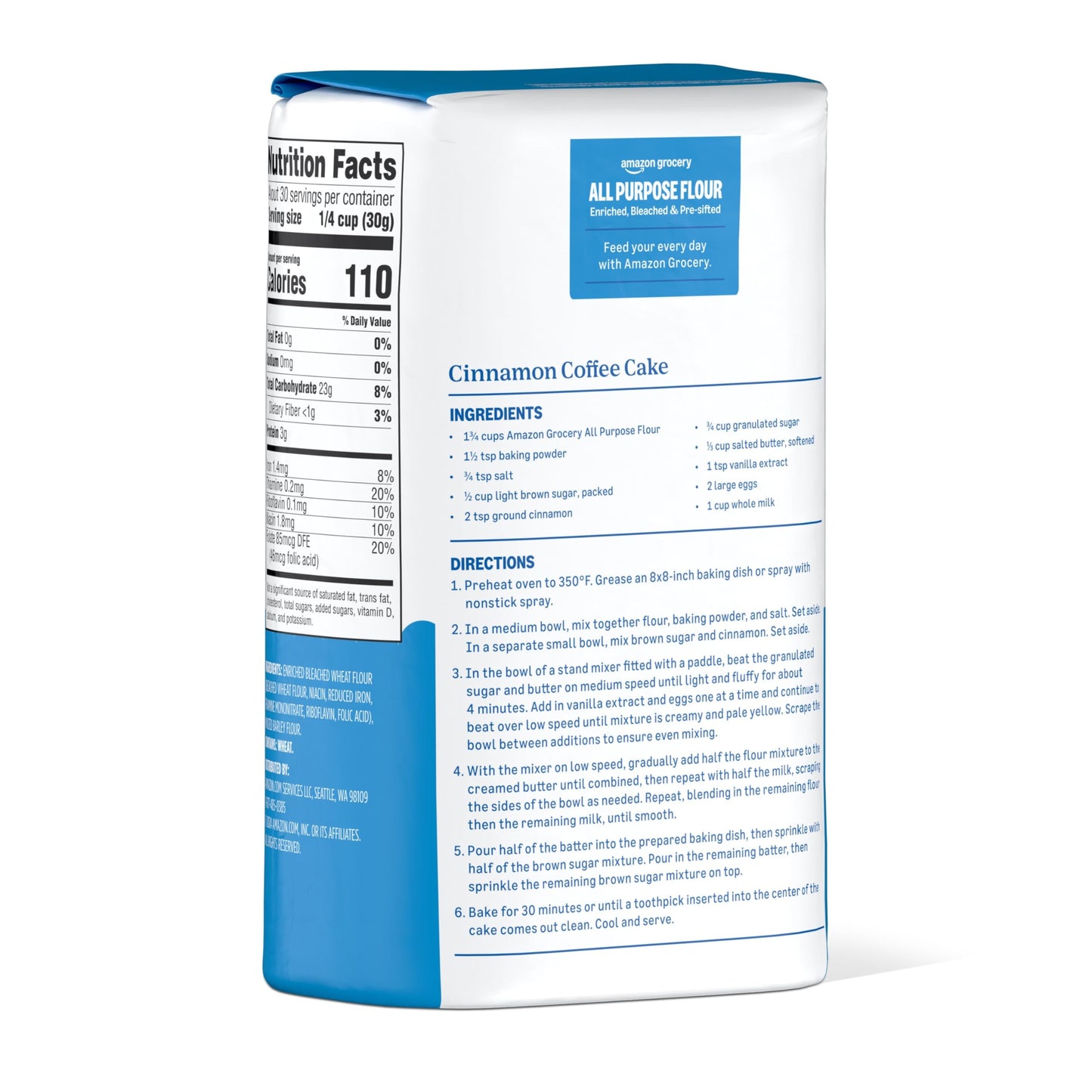 large online retailer Grocery All Purpose Flour, 2 lb Pack, Previously large online retailer Fresh, Packaging May Vary