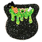 Cauldron Cookie Decorating Kit - Halloween Cookie Kit with 8 Pre-Baked Vanilla Cookies, White Icing, Glittery Sugar, Edible Acce