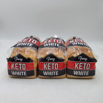 Keto Bread, 0 (Zero) Net Carbs Per Serving, 3 Loaves For Your Keto Diet