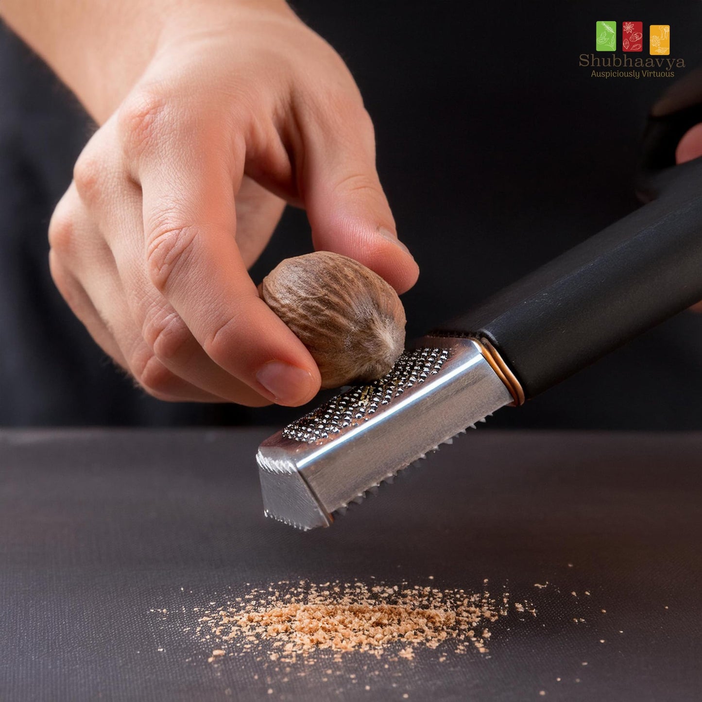 SHUBHAAVYA Premium Whole Nutmeg - All Natural, Gluten Free, NON-GMO, 1.7oz (50g) Indian Spice