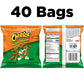 Cheetos Cheese Flavored Snacks, Cheddar Jalapeno Crunchy, 1 Ounce (Pack Of 40)