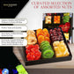 Snackberry Dried Fruit Gift Basket, 6-Pack, 6 Dried Fruit Variety, Gourmet Snack Box in Elegant Drawer Window Gift Box