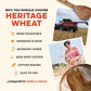 Sunrise Flour Mill Heritage Organic Whole Wheat Flour - 5 Lbs | Milled From Red Hard Wheat Within 10 Days | Easier To Digest Wit