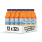 HAWAIIAN PUNCH Orange Ocean Fruit Juice Drink, Caffeine-Free, 32 Fl Oz Bottle, Pack of 12, Excellent Source of Vitamin C