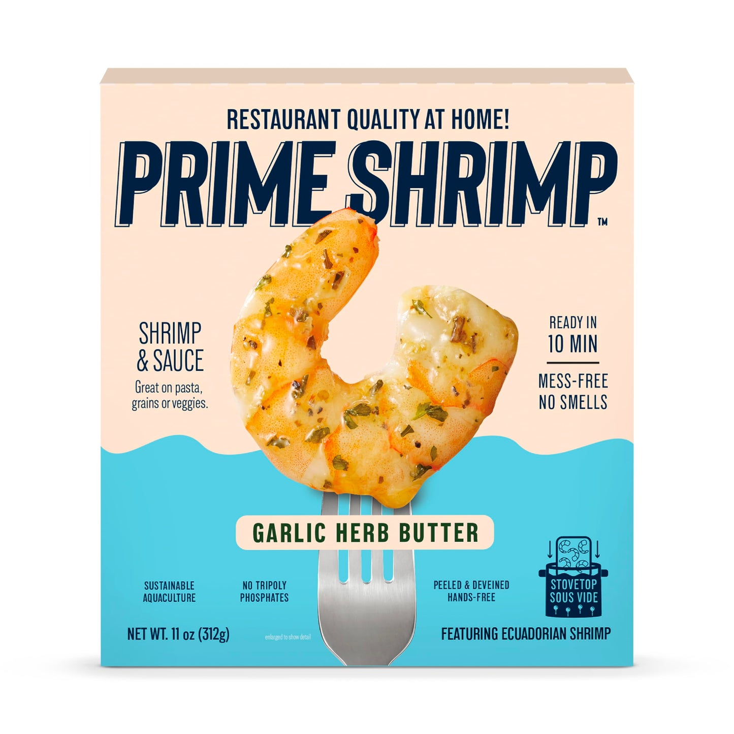 Prime Shrimp Garlic Herb Butter | All-Natural Shrimp in Sauce