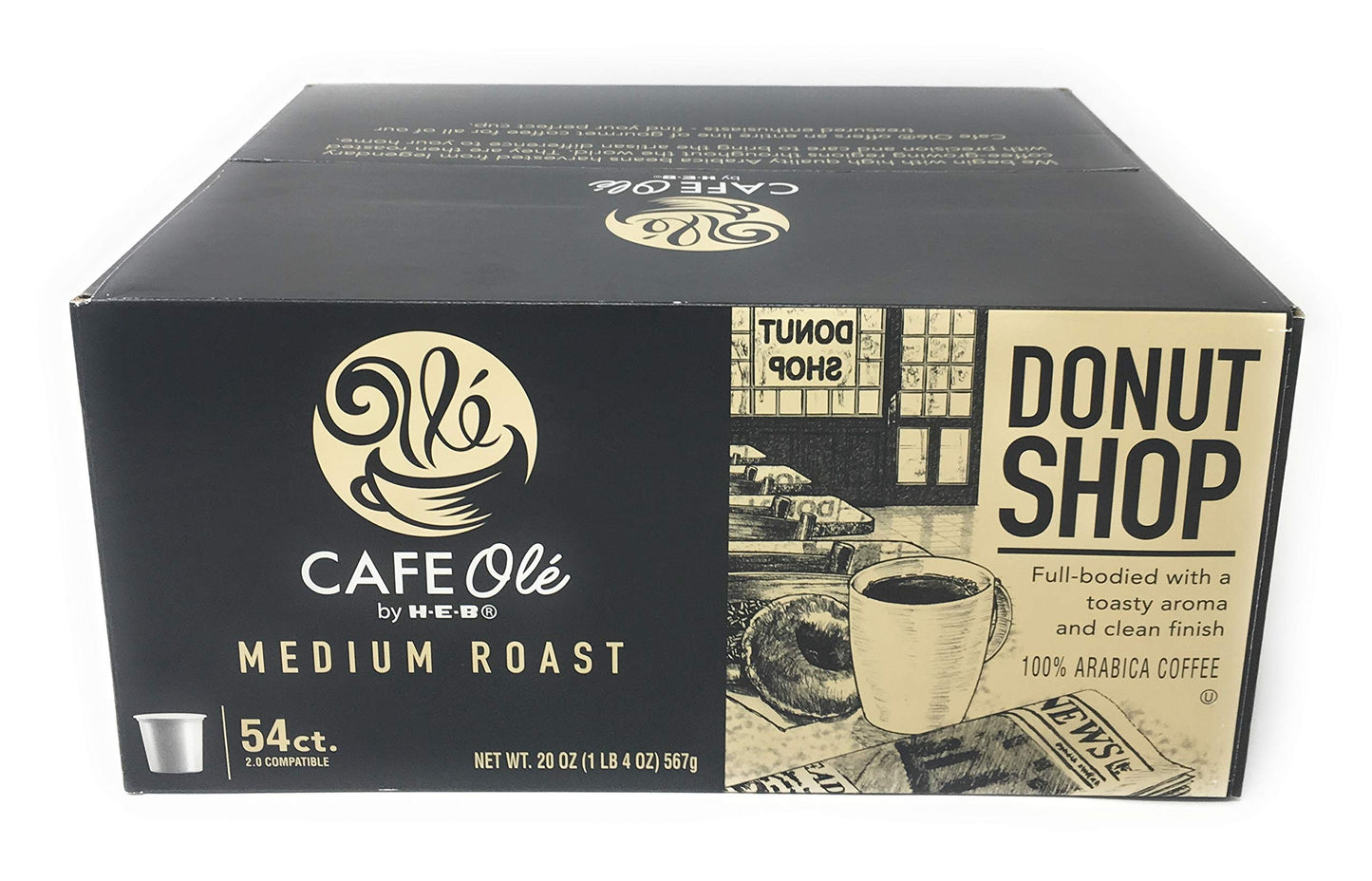 Cafe Ole Donut Shop Medium Roast Coffee By Heb