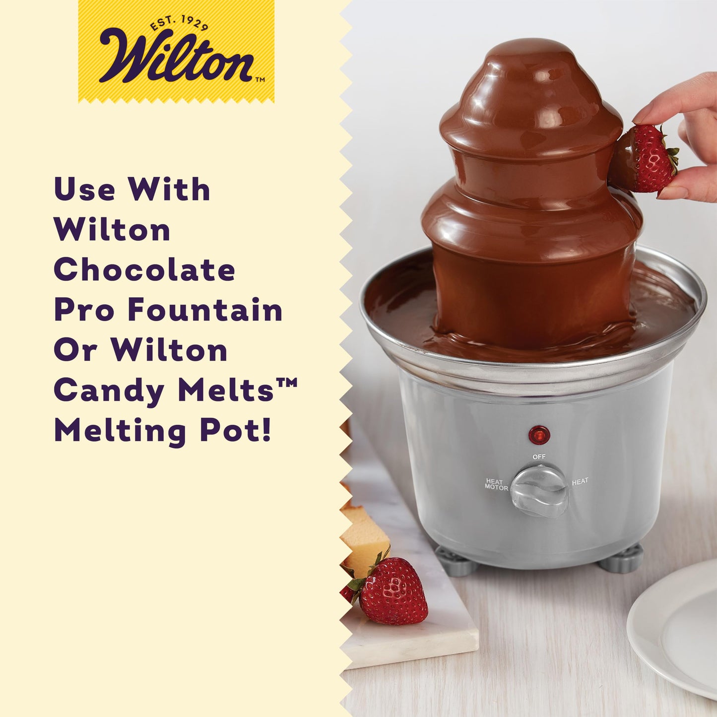Wilton Chocolate Pro Chocolate Melting Wafers - Fill Your Chocolate Fondue Fountain With The Quick Melting Chocolate Wafers For