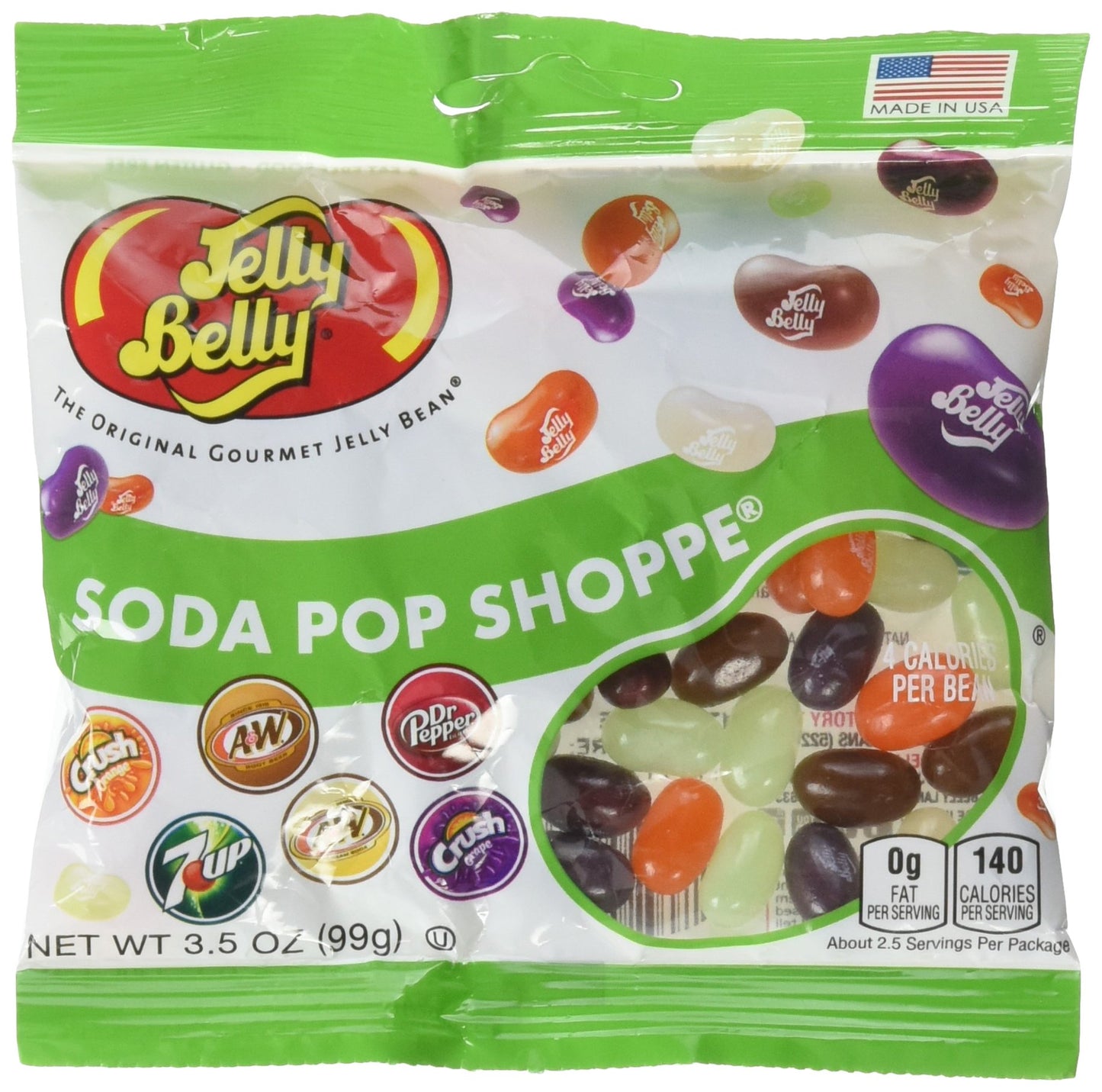 Jelly Belly Jelly Beans - Soda Pop Shoppe - 3.5 Oz - Assorted Flavors - Model 66834