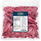 By The Cup Sour Power Raspberry Cherry Sour Belts, 1 lb Bulk Bag