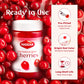 Haddar Red Maraschino Cherries - Sweet & Vibrant Cocktail Garnish, 12.6 oz, 1 Pack