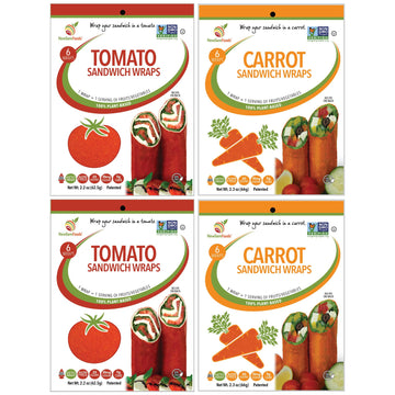 GemWraps 24ct Value Pack- Carrot & Tomato