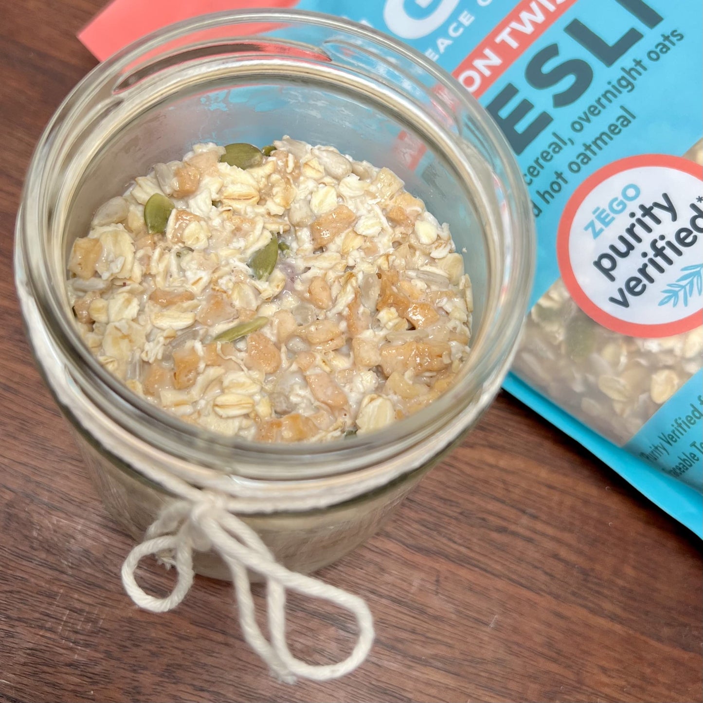 ZEGO Foods Organic, Superfood Oatmeal & Muesli, Certified Gluten Free (Cinnamon Twist) 13oz