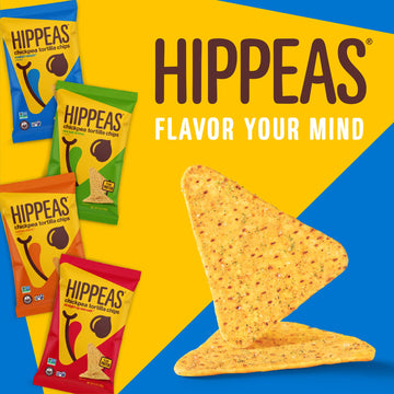 Hippeas Chickpea Tortilla Chips, Nacho Vibes, 1 Ounce (Pack Of 18), 3G Protein, 3G Fiber, Vegan, Gluten-Free, Crunchy, Plant Pro