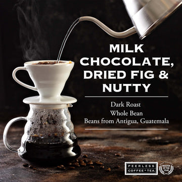 Peerless Guatemala Whole Bean Coffee (2 Lb.) - Direct Trade Guatemala Antigua, Dark Roast, Made From 100% Arabica Coffee Beans