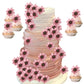 Rsstarxi 20 Pack Pink Daisy Artificial Flower Cake Topper Silk Chrysanthemum Compatible With Flower Cake Pick For Diy Baby Shower Wedding Bithdaty Party Cake Decorations Supplies