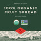 Bionaturae Organic Wild Berry Fruit Spread - Jelly Organic, Non-GMO, USDA Certified, No Sugar Added, No Preservatives, Organic F