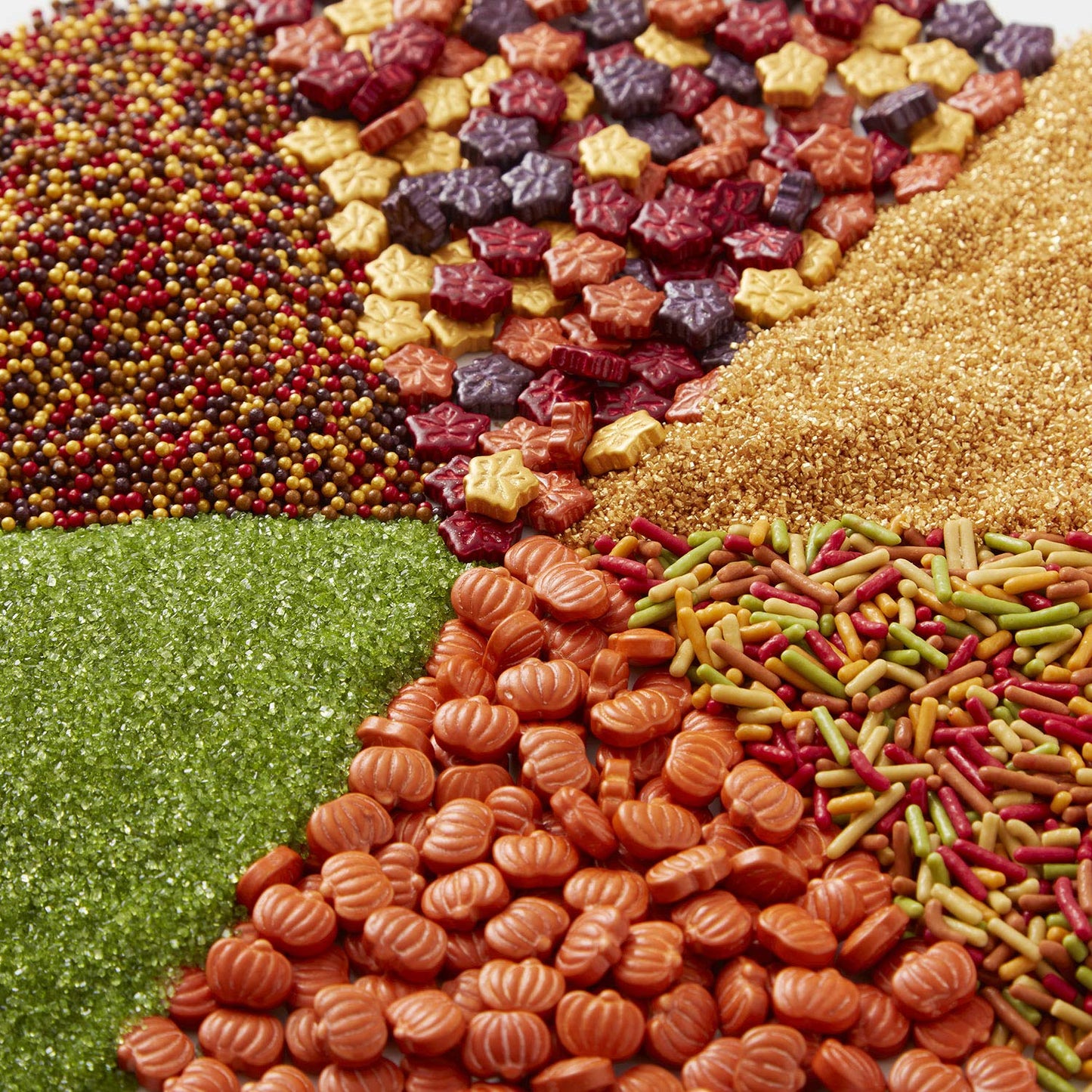 Food Items Sprinkle Mix, Autumn, 6 Cell