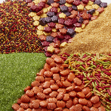 Food Items Sprinkle Mix, Autumn, 6 Cell