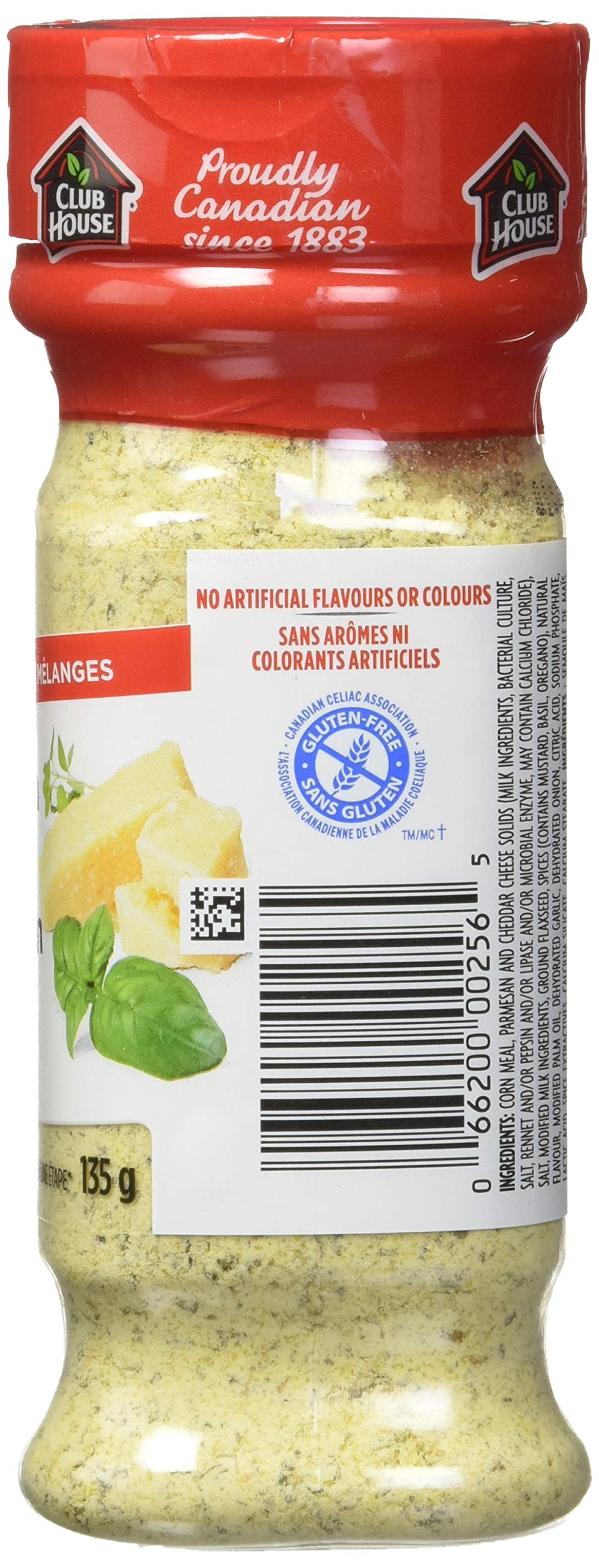 Club House, Signature Blend, Parmesan & Herbs, 135G/4.8 Oz., {Imported From Canada}