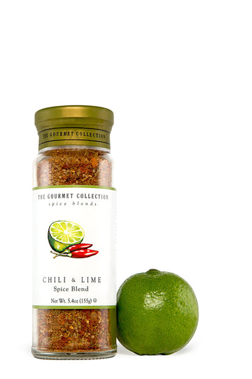The Gourmet Collection Seasoning Blends, Chili And Lime Spice Blend - Seasoning For Cooking Fish, Soup, Chicken Wings, Salmon, S
