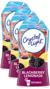 Crystal Light Sugar-Free Zero Calorie Liquid Water Enhancer - Blackberry Lemonade Water Flavor Drink Mix (1.62 fl oz Bottle) (Pa