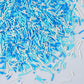 Blue and White Jimmies Sprinkles for Baking 7 oz - Winter Sprinkles for Cookies, Cakes, Cupcakes, Ice Cream, Chocolate | Perfect