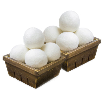 Snugpad Xl Wool Dryer Balls, Natural Fabric Softener 100% Organic New Zealand Wool, Anti Static, Lint Free, Odorless, Chemical F