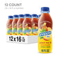 Snapple Peach Tea Lemonade, Pack of 12, 16 Fl Oz Bottles