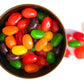 Jumbo Extra Large Fresh Chewy Fruit Flavored Jelly Beans - 1.5 Lbs Fresh Bulk Assortment Of Cherry Lemon Lime Grape Orange Straw