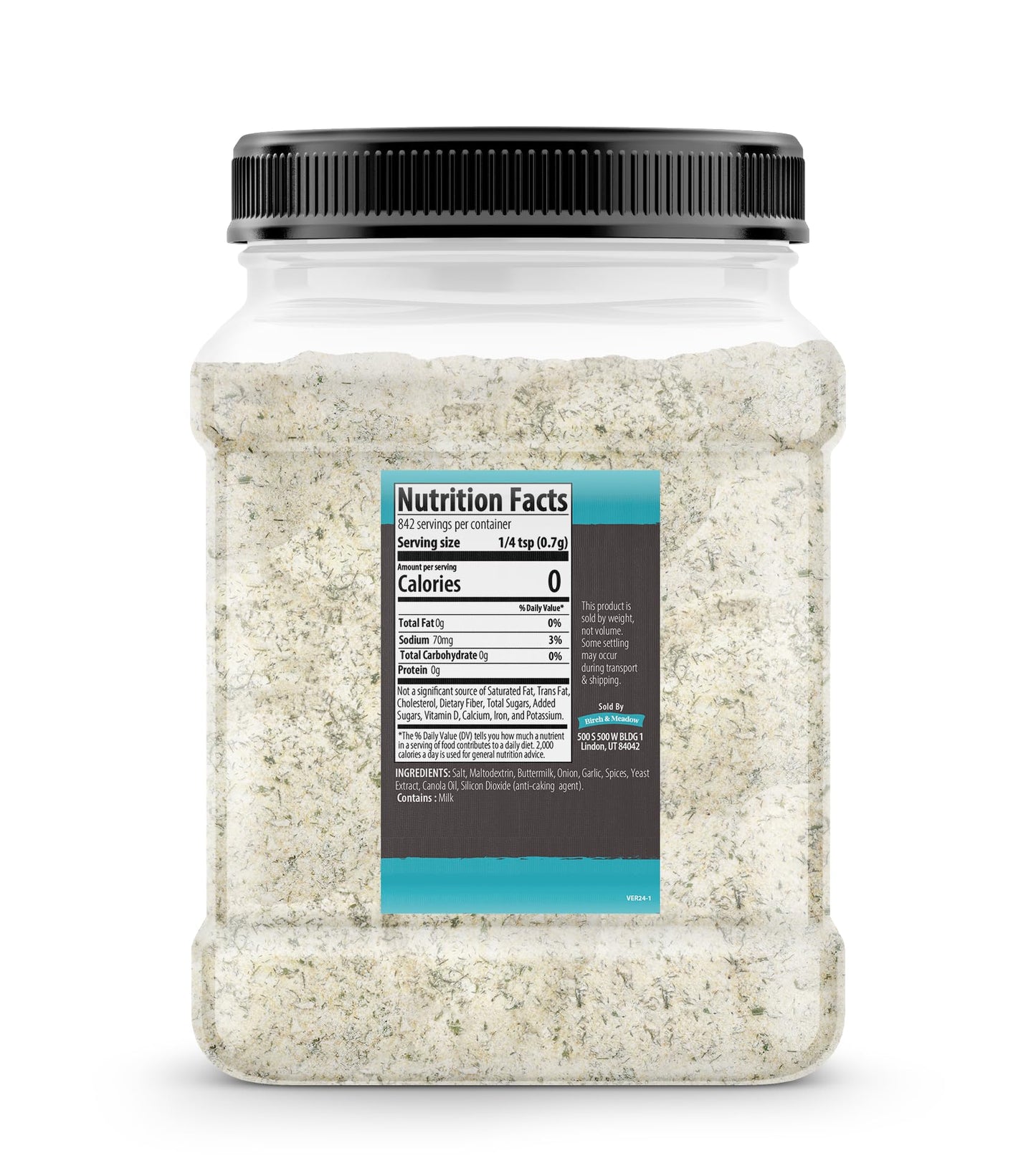 Birch & Meadow Ranch Seasoning Mix, 1.3 Lb, Powder, Salad Dressing & Dips, Spice Blend