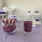Classic Rock Candy Sticks, Sugar Rock Crystal Lollipops, Individually Wrapped (Pack Of 18, Grape Purple)