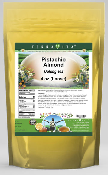 Pistachio Almond Oolong Tea (Loose) (4 oz, ZIN: 541739) - 3 Pack